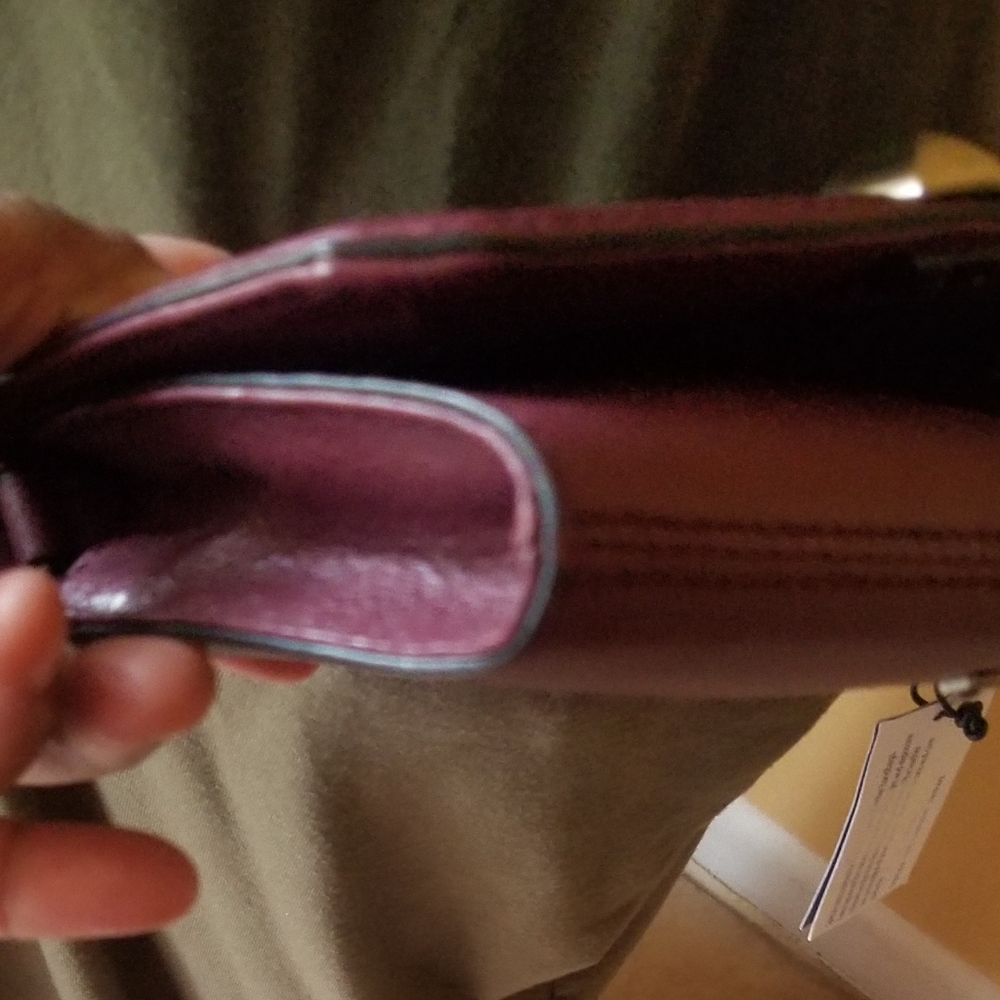Rebecca Minkoff mini love wallet on chain burgundy red - Picture 12 of 14